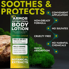 Terramed Antibacterial Body Lotion 150g texture close-up