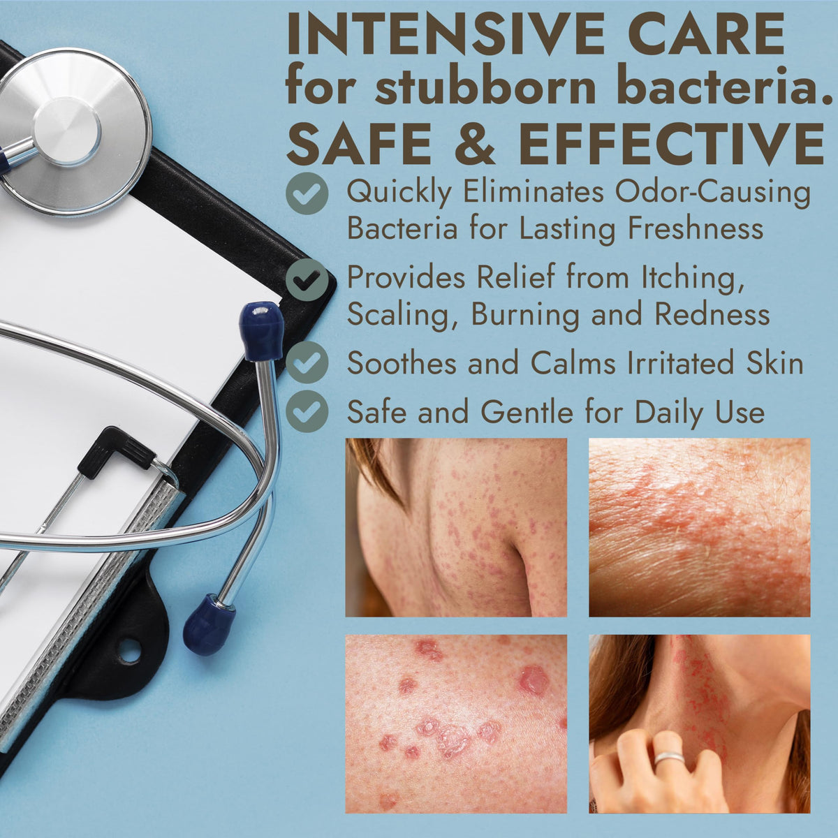 Terramed Antibacterial Body Scrub in a bathroom setting