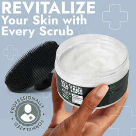 Terramed Just Think Comfort Antifungal Body Scrub side view