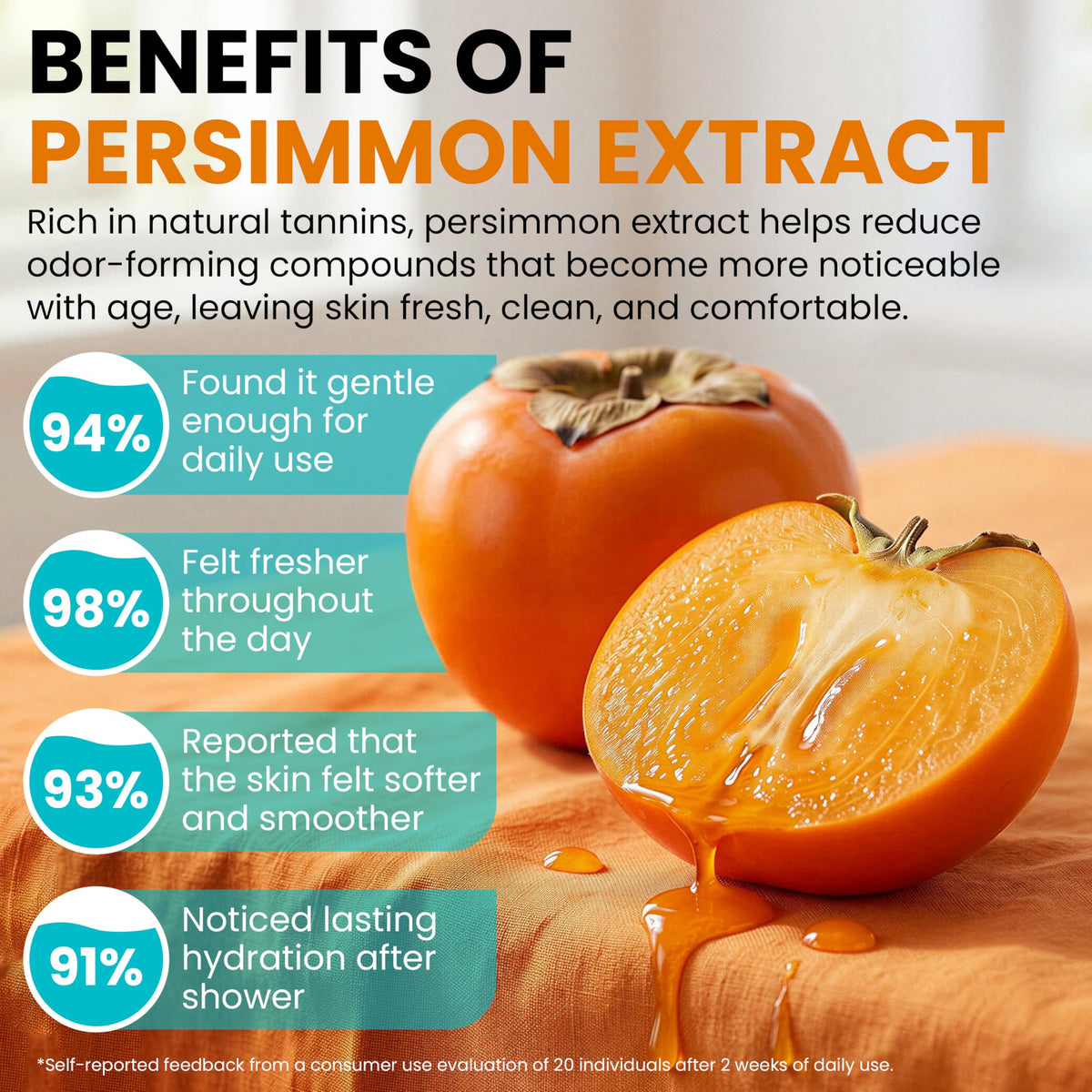 Terramed Persimmon Soap bottle with reusable sponge