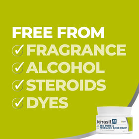 terrasil Bed Sores Cream 1.5oz packaging details