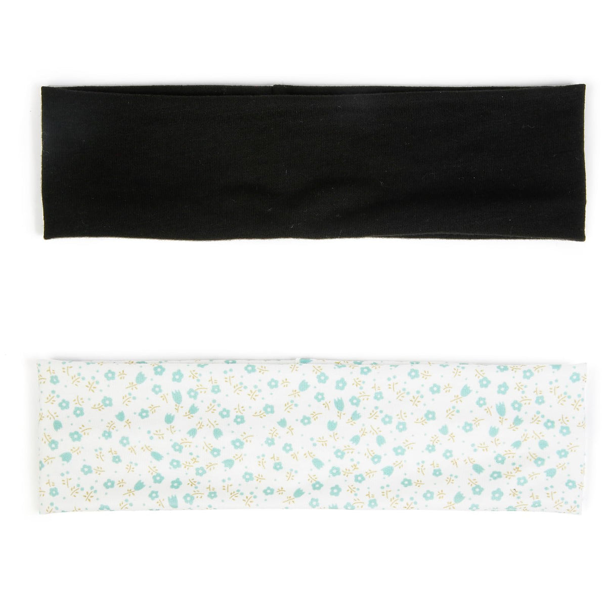 TERSE blue and white striped headband front view