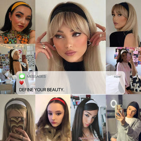 TERSE headband in Nude colour lifestyle scene
