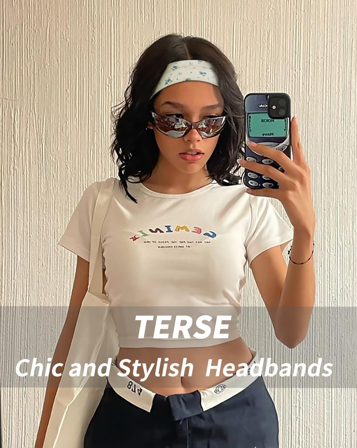TERSE headbands arranged neatly showcasing their soft fabric