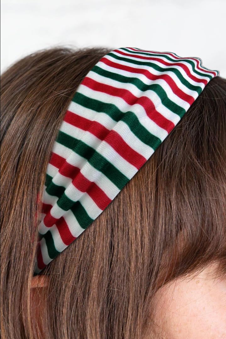 TERSE headbands displayed on a festive background