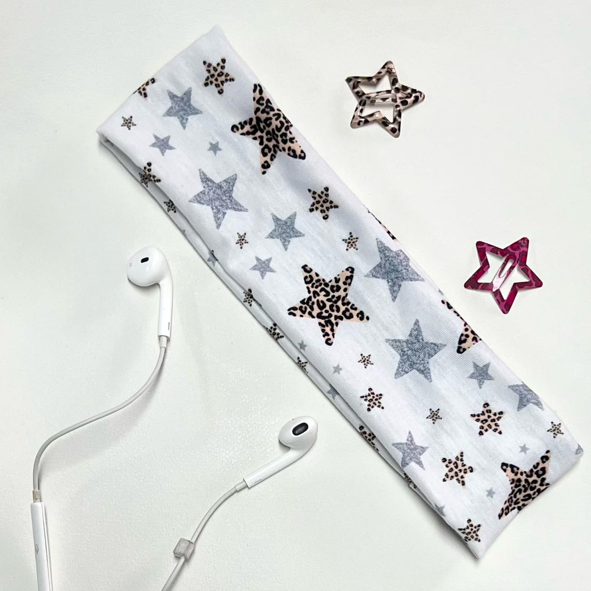 TERSE headbands in various styles and prints