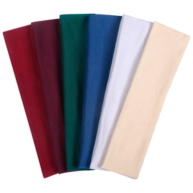 TERSE Non-Slip Headband in White, front view