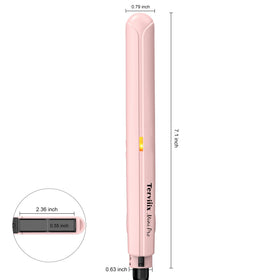 Terviiix Mini Flat Iron being used on short hair
