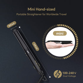 Terviiix Mini Flat Iron in travel case