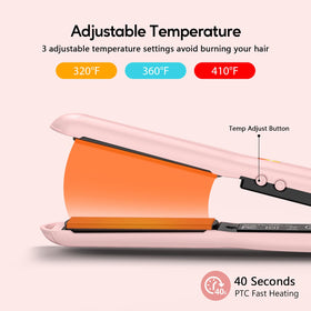 Terviiix Mini Flat Iron in travel case on a table