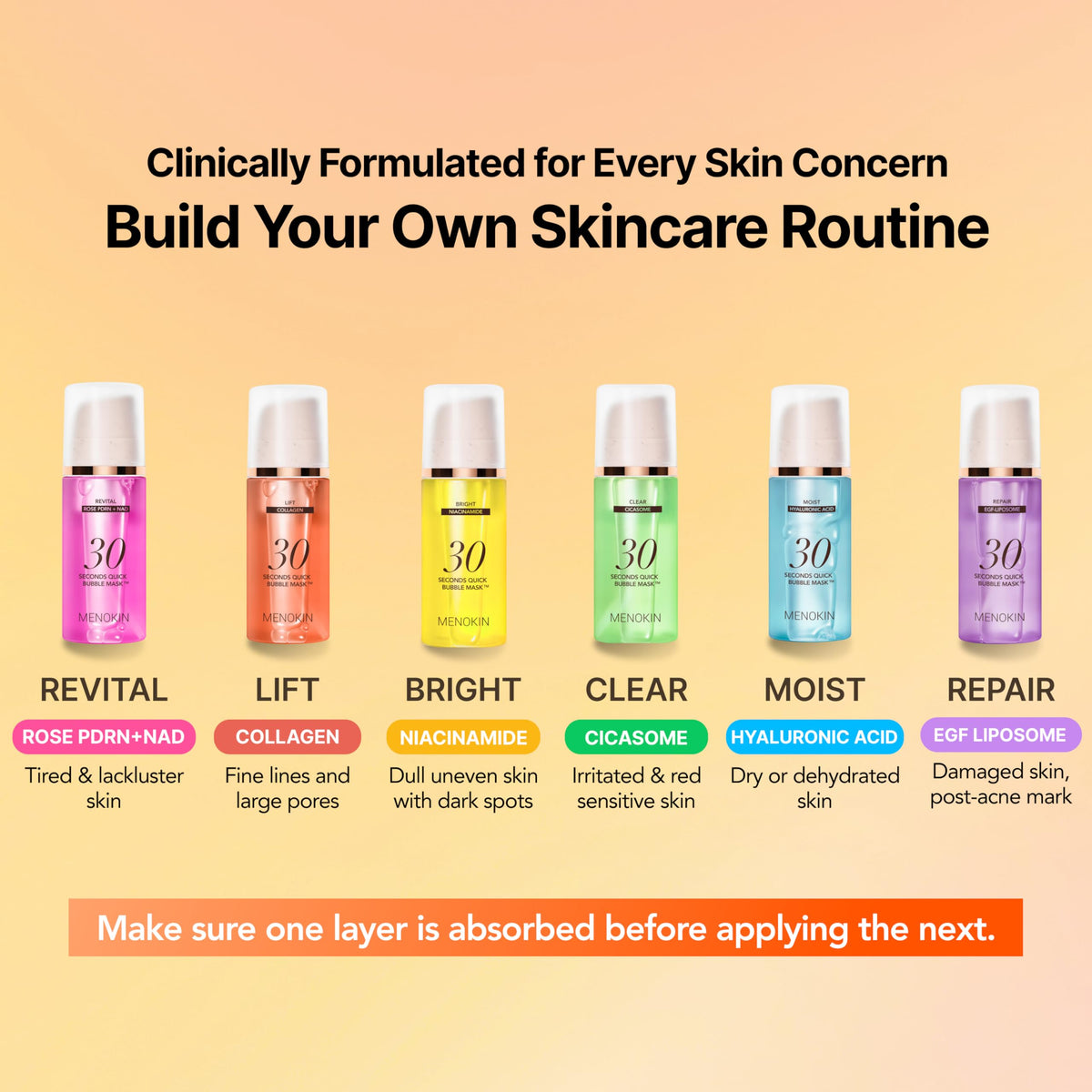Texture of MENOKIN 30 Seconds Bubble Mask on hand
