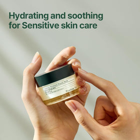 Texture of Pyunkang Yul Calming Moisture Repair Balm 30ml on hand