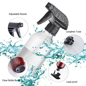 Teyssor spray bottle side view showcasing its ergonomic shape