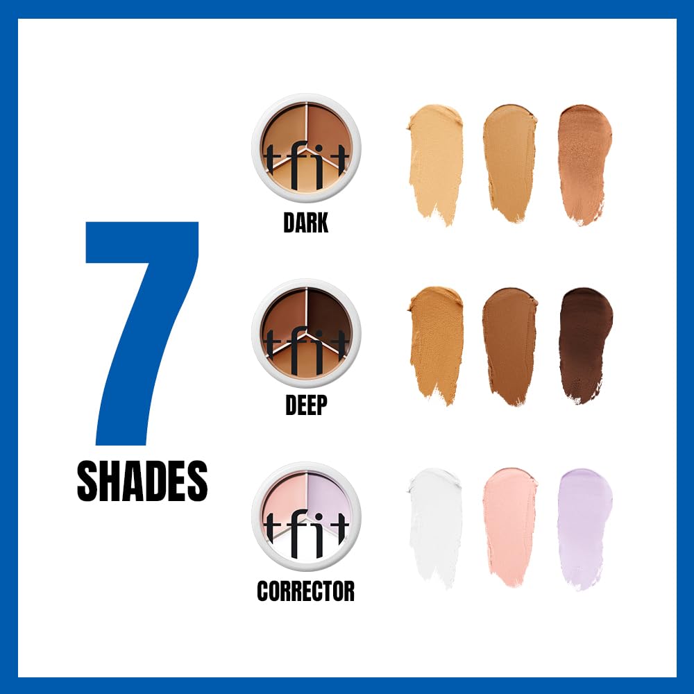 TFIT Concealer Palette 04 Dark on makeup table