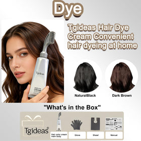 Tgideas Hair Dye Comb application on hair
