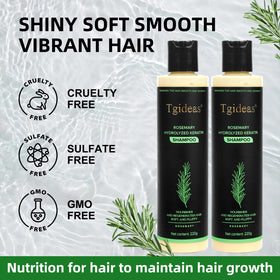 Tgideas Rosemary Biotin Shampoo with other hair care products