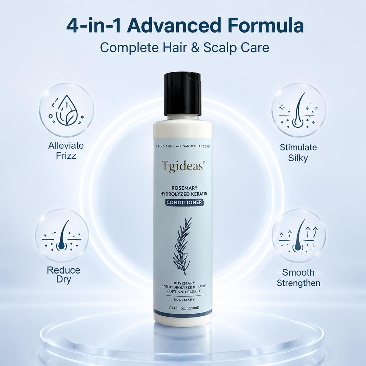 Tgideas Rosemary Keratin Conditioner with rosemary sprigs