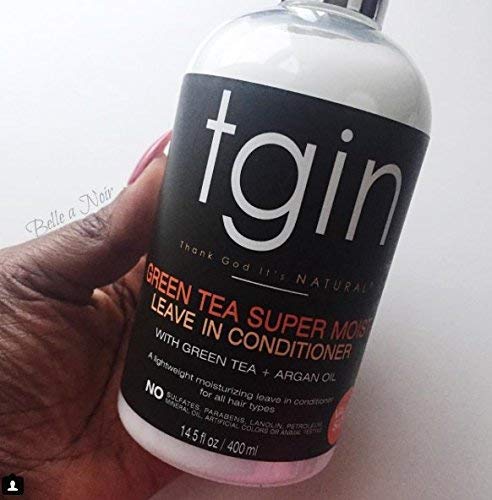 Thank God It's Natural Green Tea Leave In Conditioner in lifestyle setting