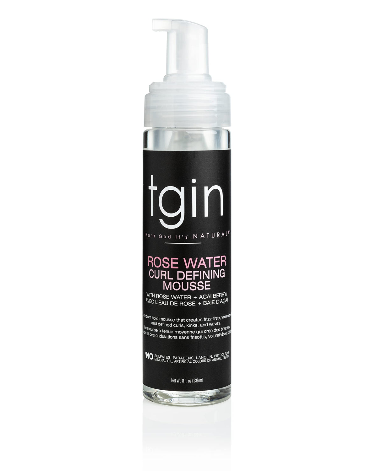 Thank God It's Natural Rose Water Curl Defining Mousse front view