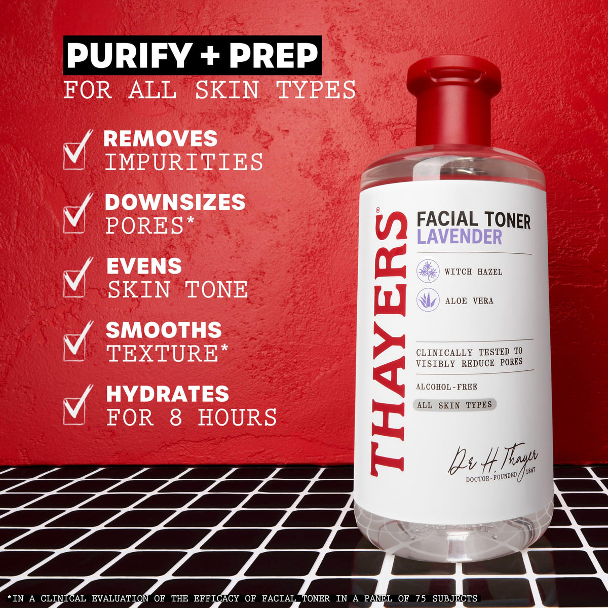 THAYERS Lavender Witch Hazel Toner with aloe vera ingredients