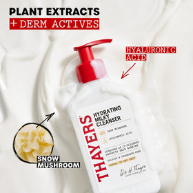 Thayers Milky Hydrating Face Cleanser side view