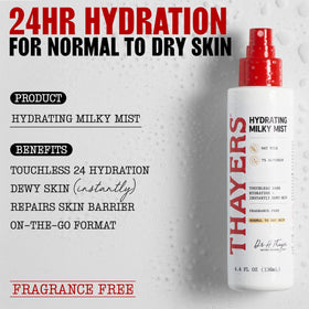 THAYERS Milky Mist bottle side view