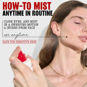 THAYERS Milky Mist used in a skincare routine