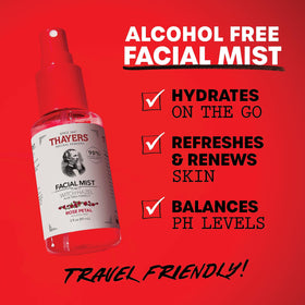 THAYERS Witch Hazel Facial Mist Toner 3 oz back view