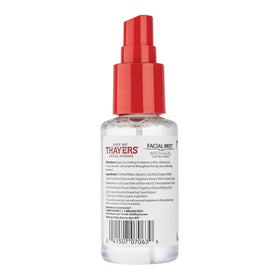THAYERS Witch Hazel Facial Mist Toner 3 oz with ingredients displayed