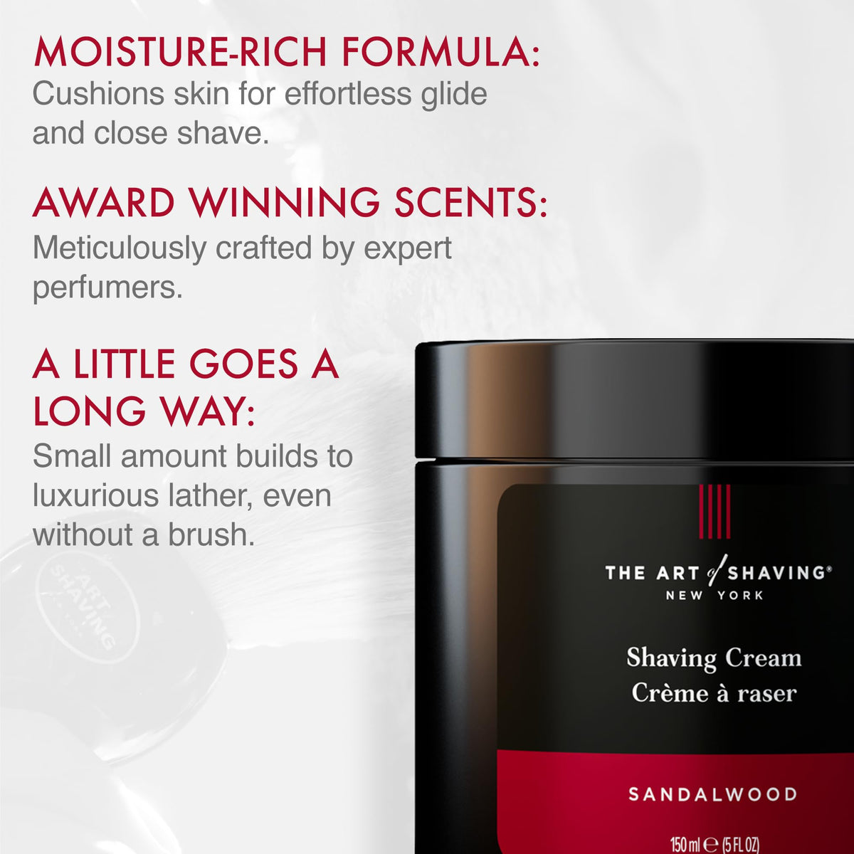The Art of Shaving Sandalwood Shaving Cream 5 oz packaging
