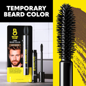 The Beard Club 1 Day Temporary Beard Dye Light Brown close-up
