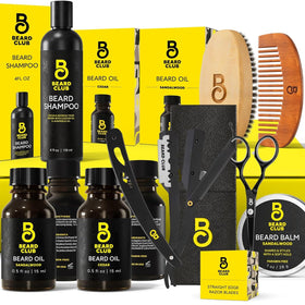 The Beard Club Premium Beard Kit packaging front view