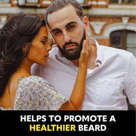 The Beard Club Thickening Leave-In Beard Conditioner 4oz lifestyle scene