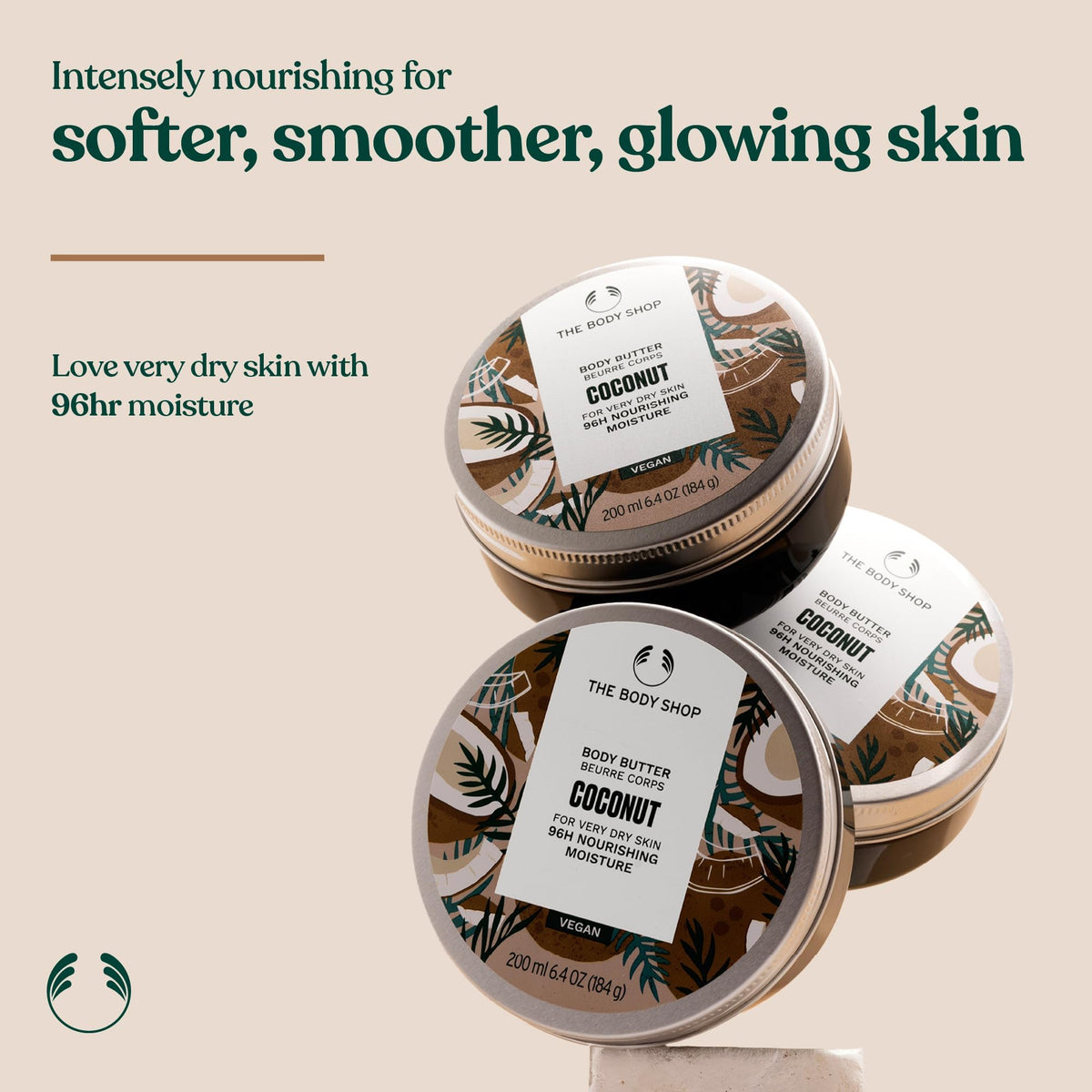 The Body Shop Coconut Body Butter 240g packaging
