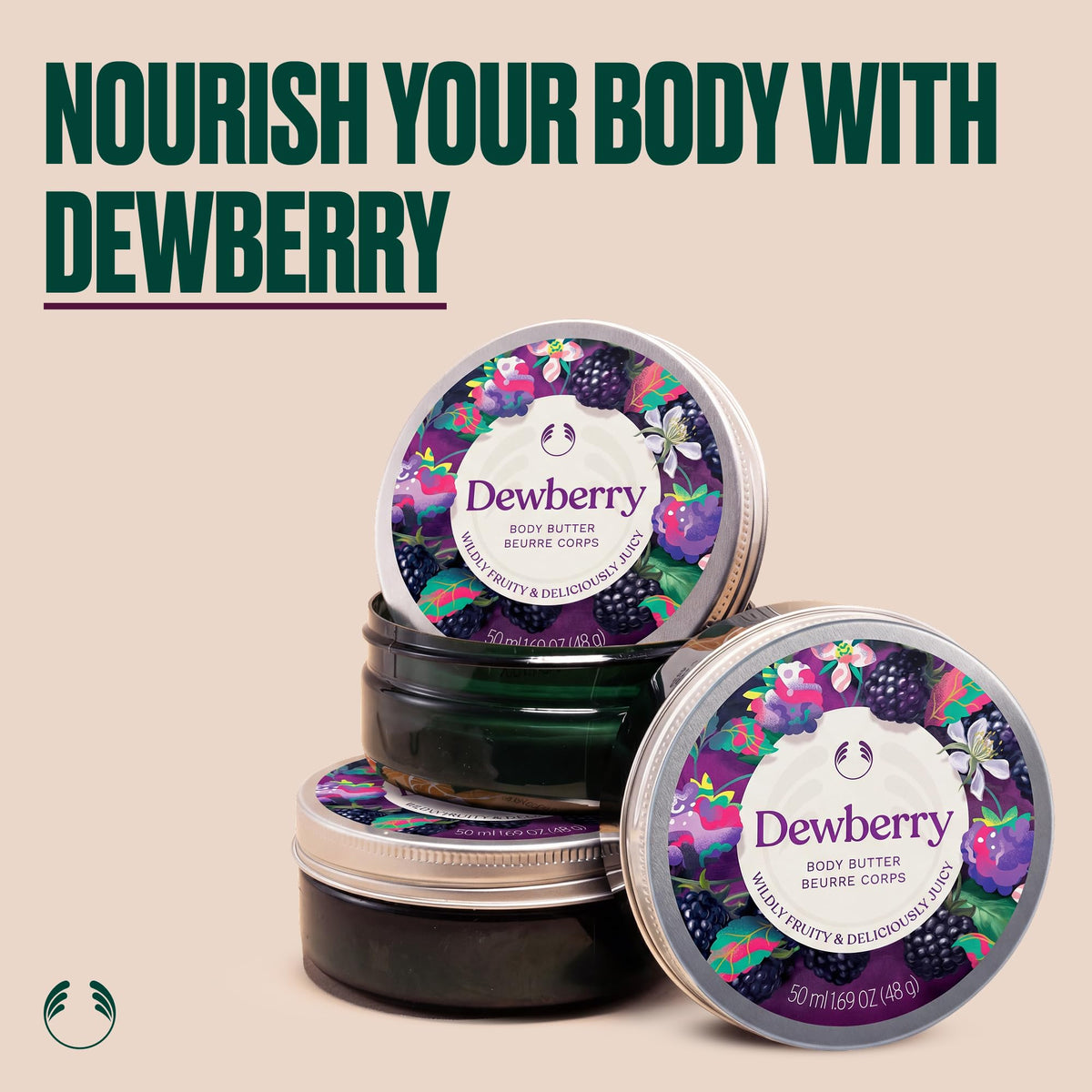 The Body Shop Dewberry Body Butter texture close-up