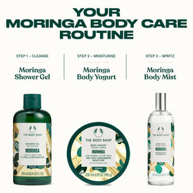 The Body Shop Moringa Body Yogurt 240g with Moringa flowers