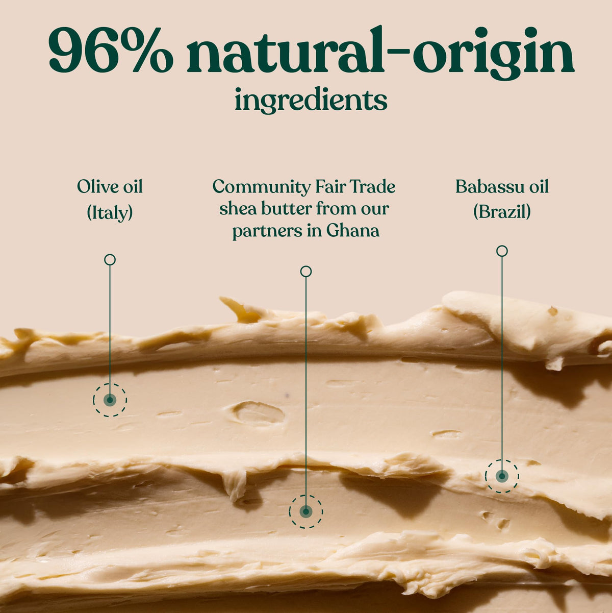The Body Shop Olive Body Butter 240g with olive oil and shea butter ingredients
