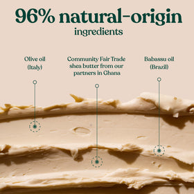 The Body Shop Olive Body Butter 240g with olive oil and shea butter ingredients
