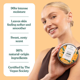 The Body Shop Satsuma Body Butter ingredients list on packaging