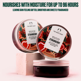 The Body Shop Strawberry Body Butter 240g packaging