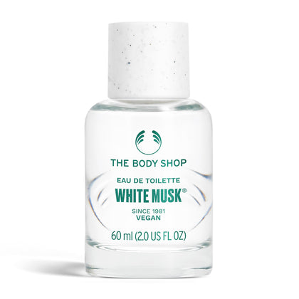 The Body Shop White Musk Eau De Toilette 2 oz front view