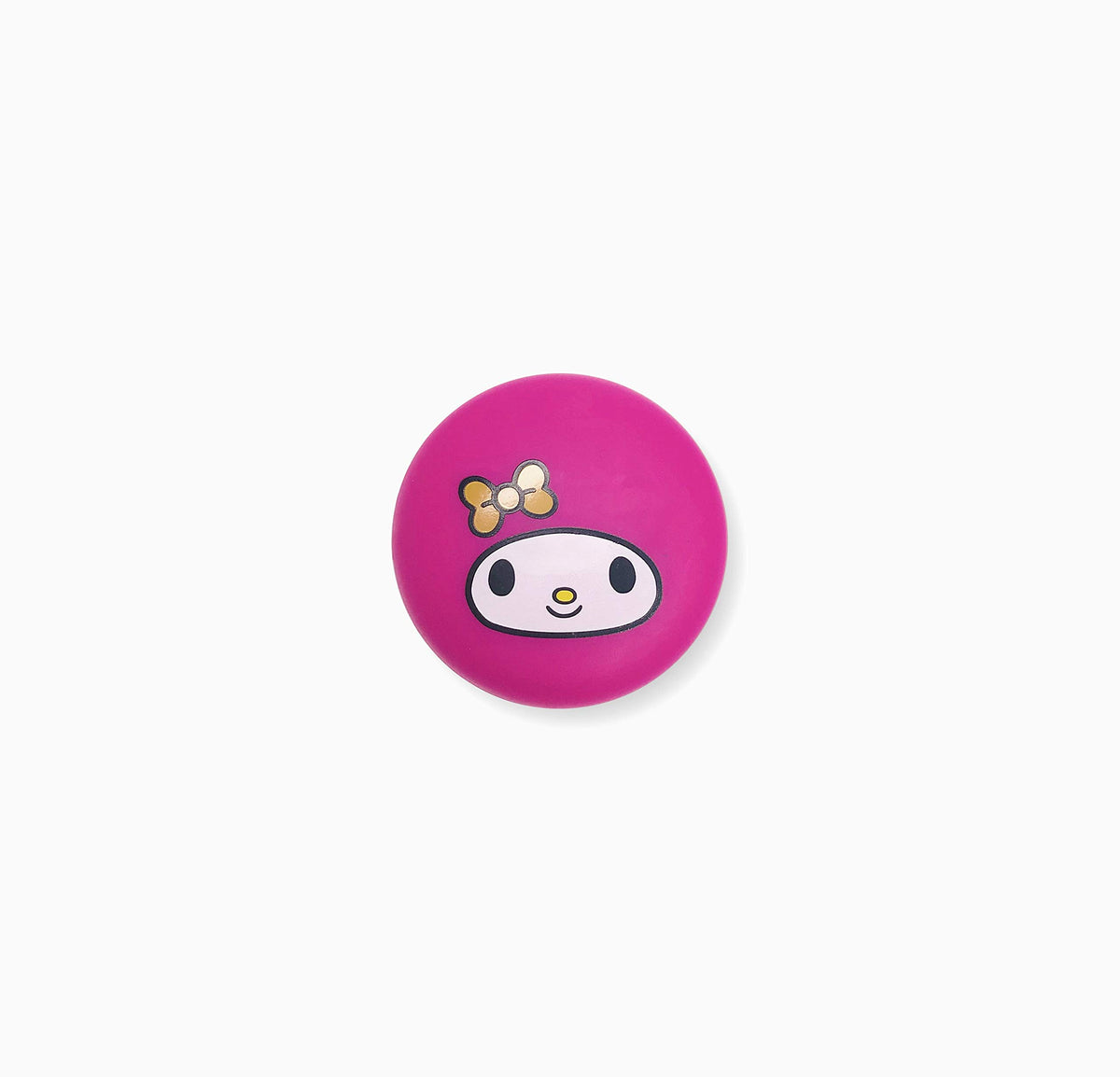 The Crème Shop Hello Kitty Macaron Lip Balm side view showing packaging details