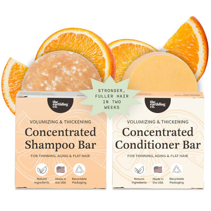 The Earthling Co. Shampoo Bar front view with natural ingredients