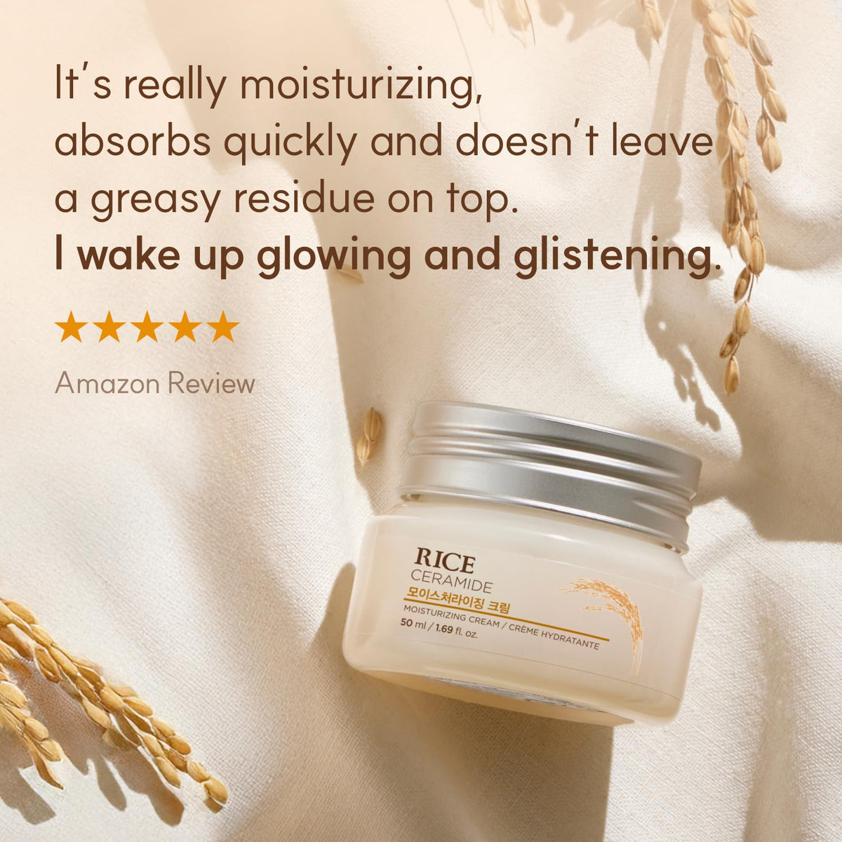 The Face Shop Rice Ceramide Cream with ingredients list