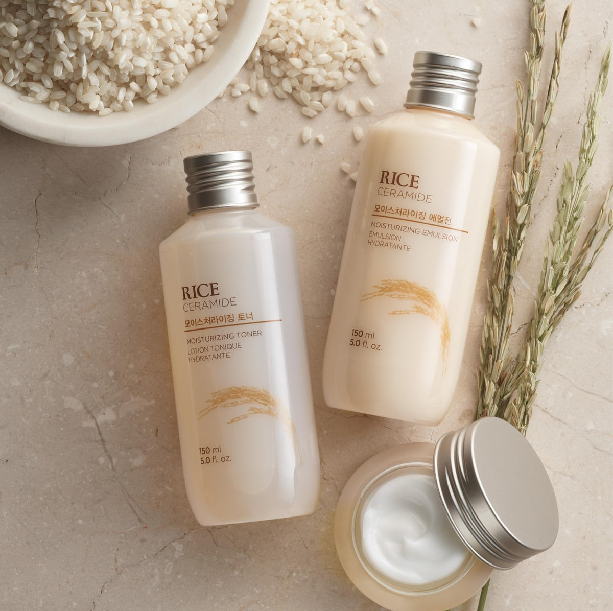 The Face Shop Rice Ceramide Moisturizing Emulsion packaging
