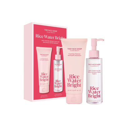 The Face Shop Rice Water Bright Cleansing Duo Set front view
