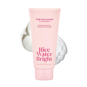 The Face Shop Rice Water Bright Foaming Cleanser front view