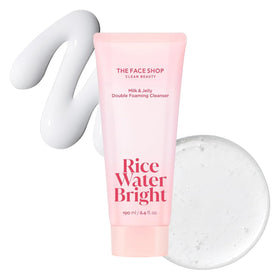 The Face Shop Rice Water Bright Milk & Jelly Double Cleanser front view