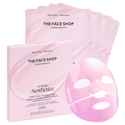 The Face Shop Rose PDRN Pink Collagen Face Mask front view