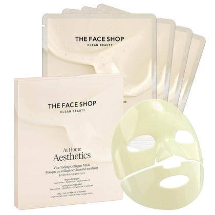 The Face Shop Vegan Collagen Face Mask hydrogel packaging front view